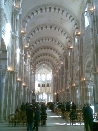 In de Kathedraal - Vézalay